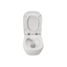 Miska wisząca WC Roca Gap Square rimless z deską duraplastową, wolnoopadającą slim