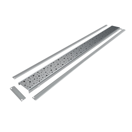 Ruszt z ramką do odpływu liniowego Drain Pro Line Trent srebrny 850