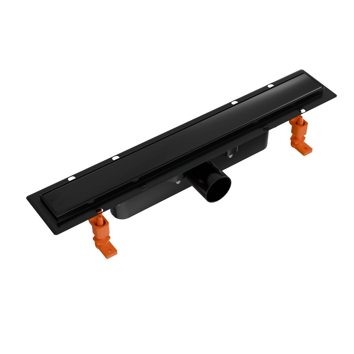 Odpływ liniowy rynna metalowa Real Plus Duo czarny 500