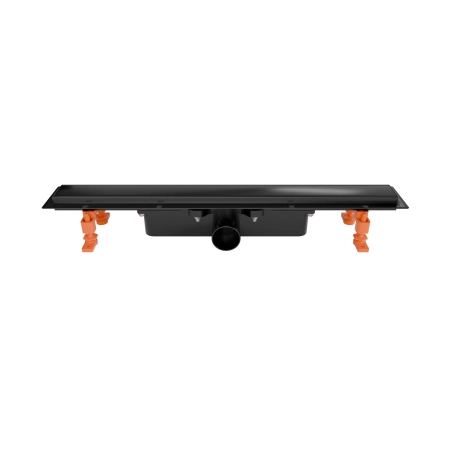 Odpływ liniowy rynna metalowa Real Plus Duo czarny 600
