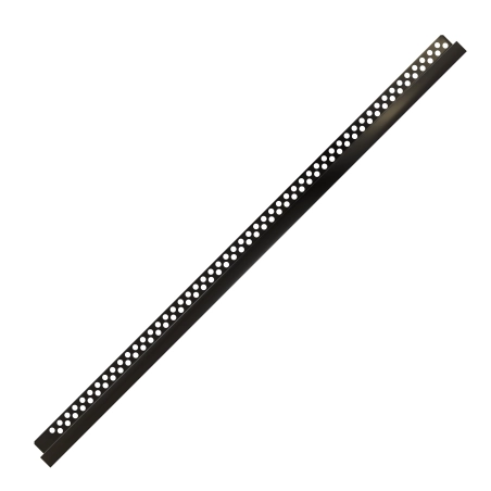 Listwa prysznicowa czołowa przyścienna JANO 120 cm czarna