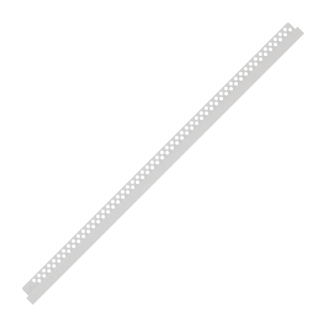 Listwa prysznicowa czołowa przyścienna JANO 120 cm biała