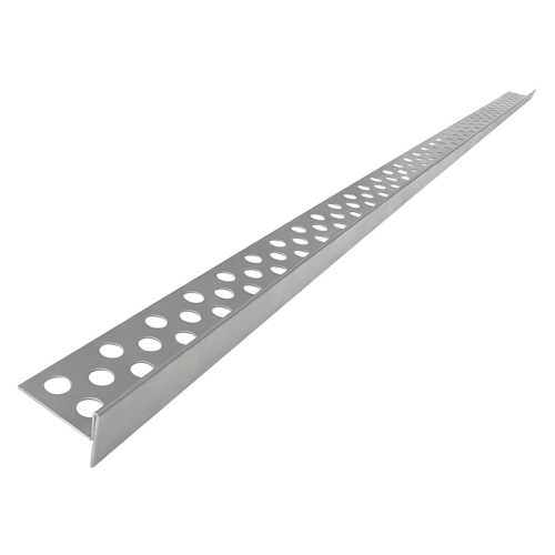 Listwa prysznicowa spadkowa przyszybowa JANO 130 cm prawa srebrna