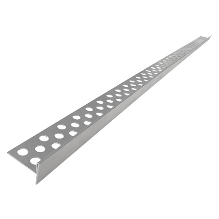Listwa prysznicowa spadkowa przyszybowa JANO 130 cm prawa srebrna