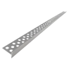 Listwa prysznicowa spadkowa przyszybowa JANO 130 cm prawa srebrna