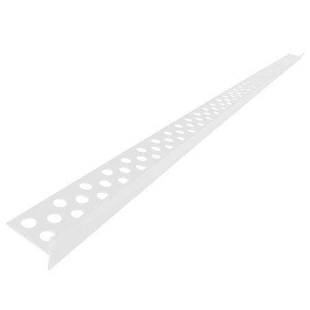 Listwa prysznicowa spadkowa przyszybowa JANO 130 cm prawa biała
