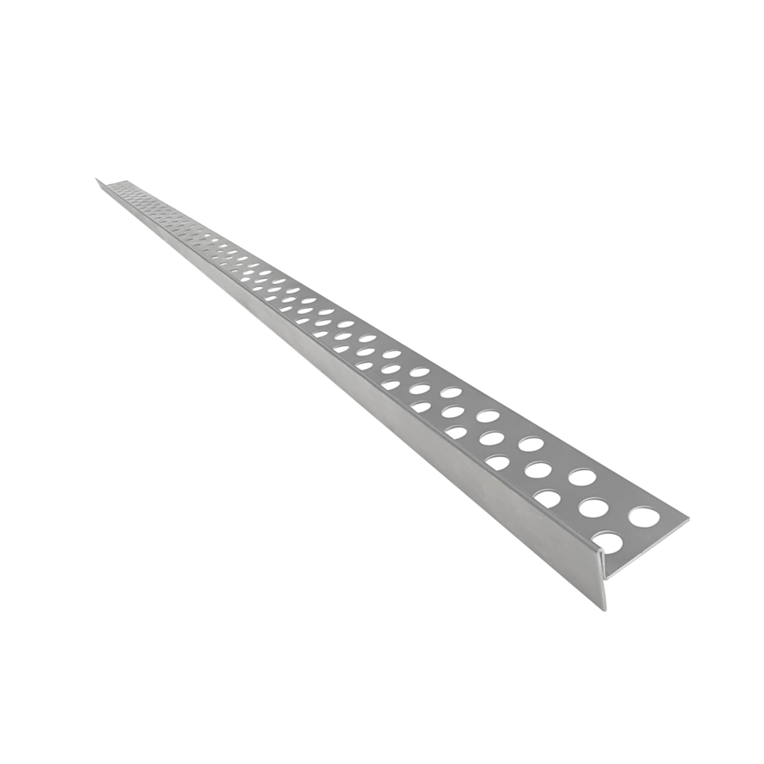 Listwa prysznicowa spadkowa przyszybowa JANO 140 cm lewa srebrna