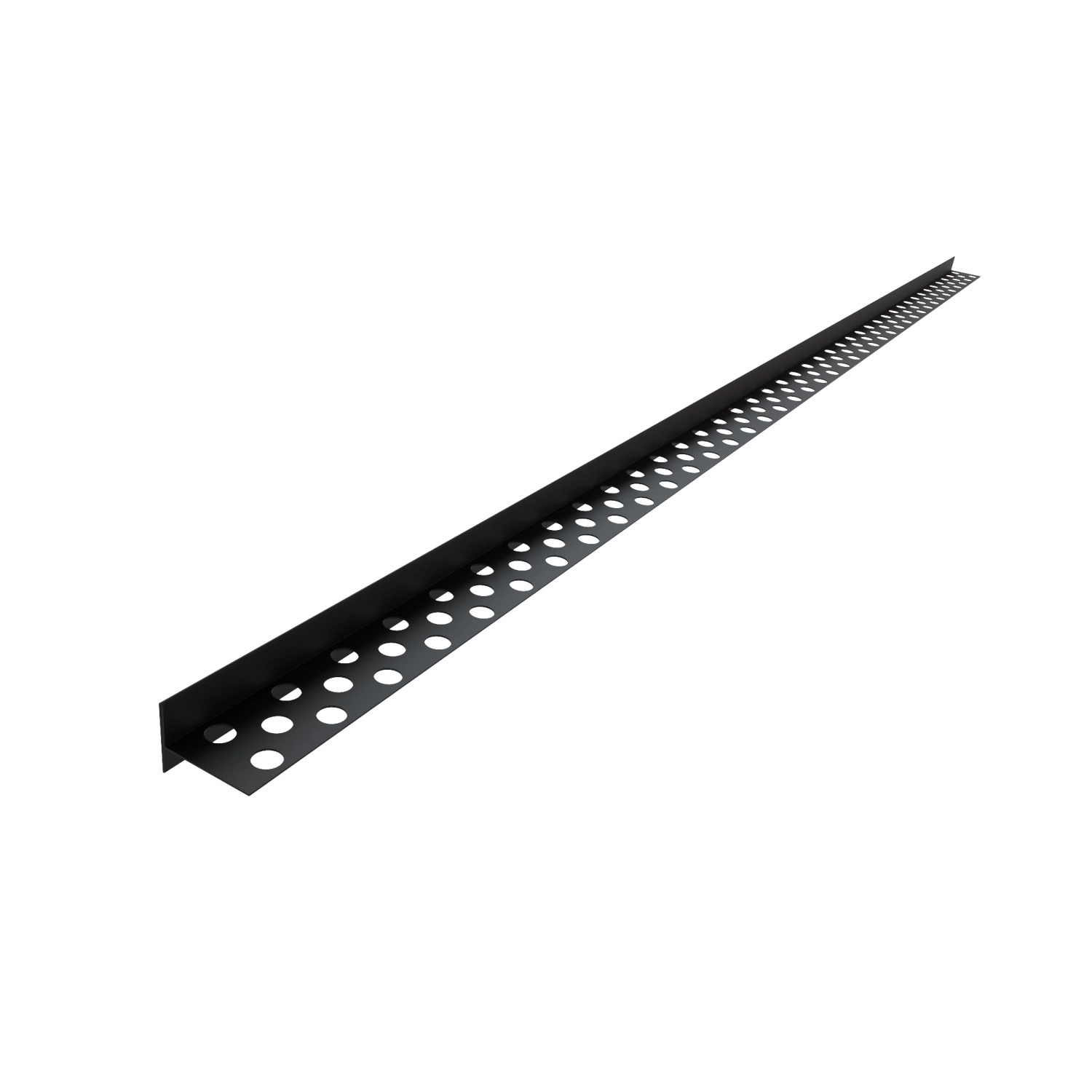 Listwa prysznicowa spadkowa przyszybowa JANO 140 cm prawa czarna