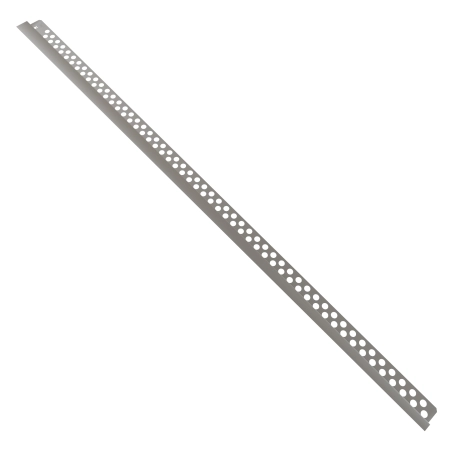 Listwa prysznicowa spadkowa przyścienna JANO 120 cm prawa srebrna