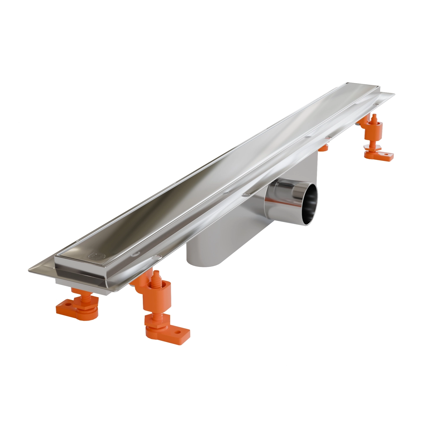 Odpływ liniowy JANO srebrny Monolith Duo 600 mm metalowy