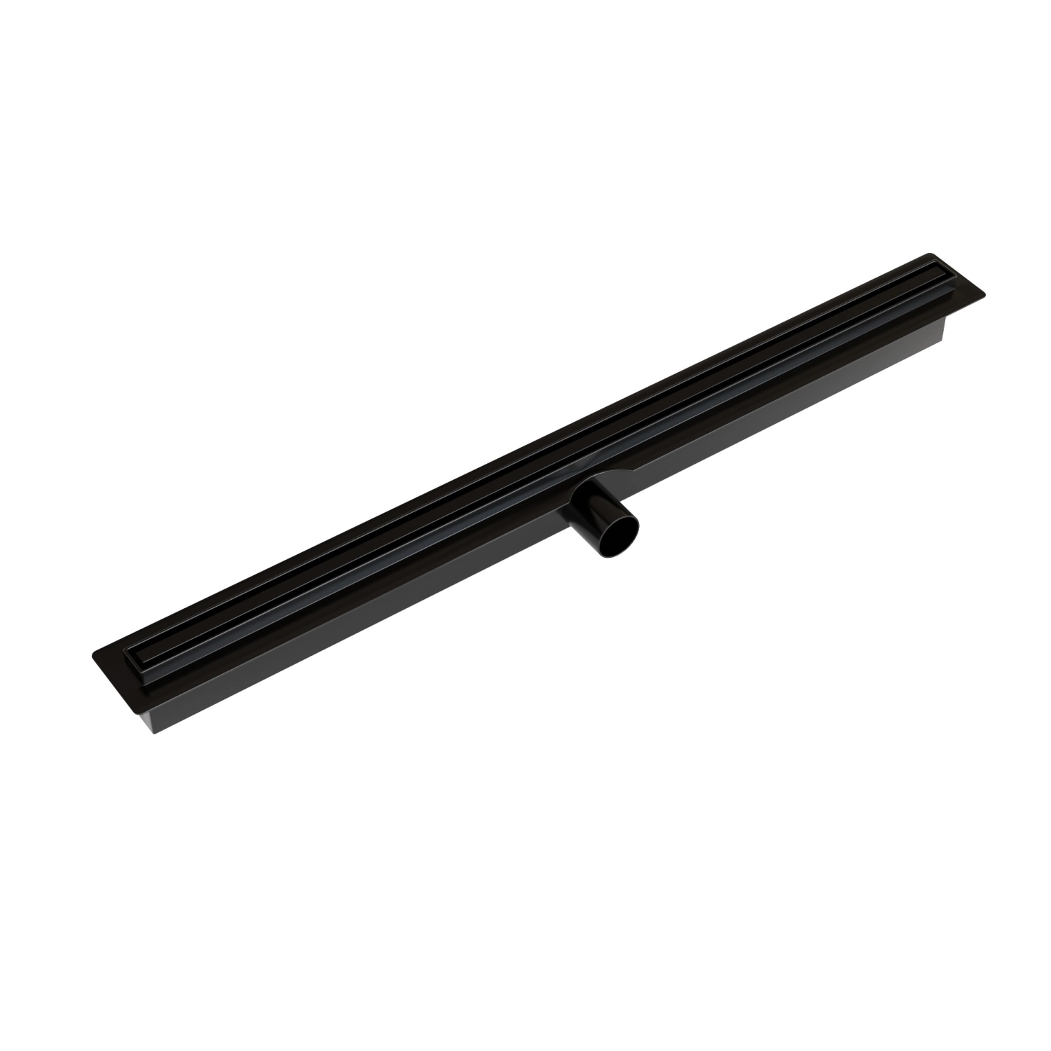 Odpływ liniowy JANO czarny Real Slim 650 mm