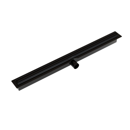 Odpływ liniowy JANO czarny Real Slim 650 mm
