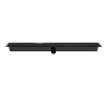 Odpływ liniowy JANO czarny Real Slim 650 mm