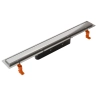 Odpływ liniowy JANO srebrny Real Plus Duo 700 mm