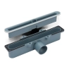 Odpływ liniowy JANO srebrny Real Plus Duo 700 mm