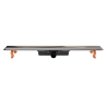 Odpływ liniowy JANO srebrny Real Plus Duo 900 mm