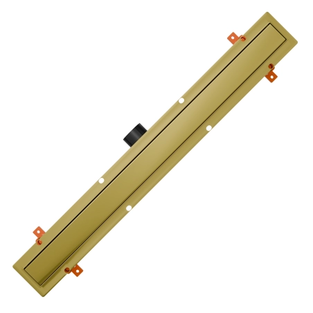 Odpływ liniowy GERMAN LINE złoty połysk Real Plus 900 mm