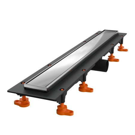 Odpływ liniowy JANO srebrny Drain Pro Line Duo 750 mm