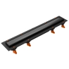 Odpływ liniowy JANO czarny Drain Pro Line Duo 650 mm