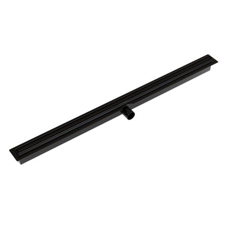 Odpływ liniowy JANO czarny Real Slim 850 mm