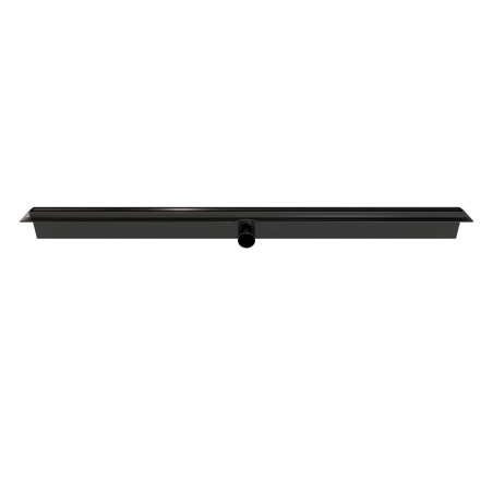 Odpływ liniowy JANO czarny Real Slim 850 mm