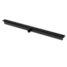 Odpływ liniowy JANO czarny Real Slim 850 mm