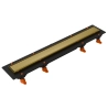 Odpływ liniowy JANO złoty szczotkowany Drain Pro Line Duo 650 mm