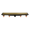 Odpływ liniowy JANO złoty szczotkowany Drain Pro Line Duo 650 mm