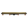 Odpływ liniowy JANO złoty szczotkowany Drain Pro Line Duo 850 mm