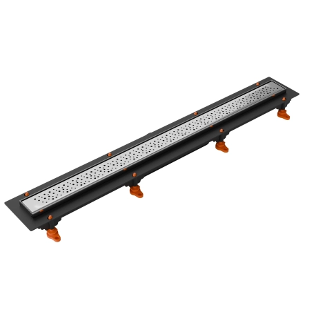 Odpływ liniowy JANO srebrny Drain Pro Line Trent 850 mm