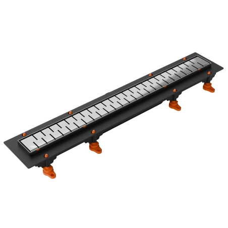 Odpływ liniowy JANO srebrny Drain Pro Line Torne 650 mm