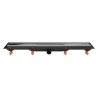 Odpływ liniowy JANO srebrny Drain Pro Line Wave 750 mm
