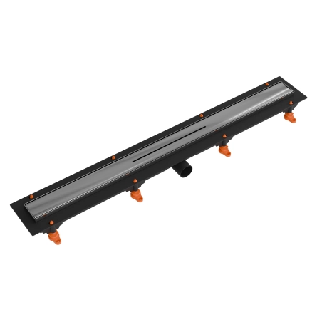 Odpływ liniowy JANO srebrny Drain Pro Line Wave 850 mm