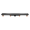 Odpływ liniowy JANO srebrny Drain Pro Line Wave 850 mm