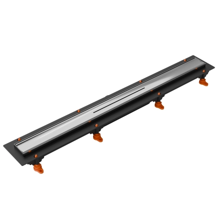 Odpływ liniowy JANO srebrny Drain Pro Line Wave 850 mm