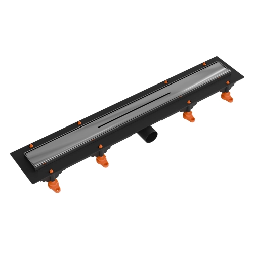Odpływ liniowy JANO srebrny Drain Pro Line Wave 650 mm