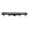 Odpływ liniowy JANO srebrny Drain Pro Line Wave 650 mm