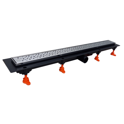 Odpływ liniowy JANO srebrny Prestige Trent 850 mm+ ruszt duo