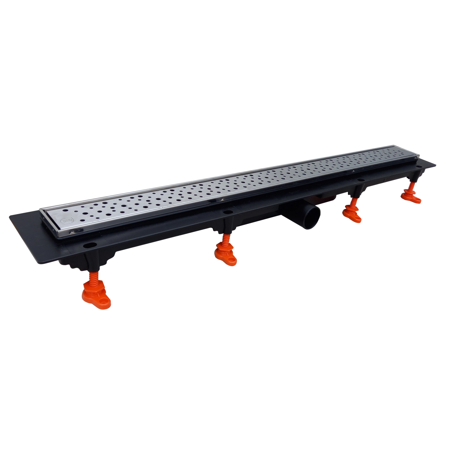Odpływ liniowy JANO srebrny Prestige Trent 850 mm+ ruszt duo