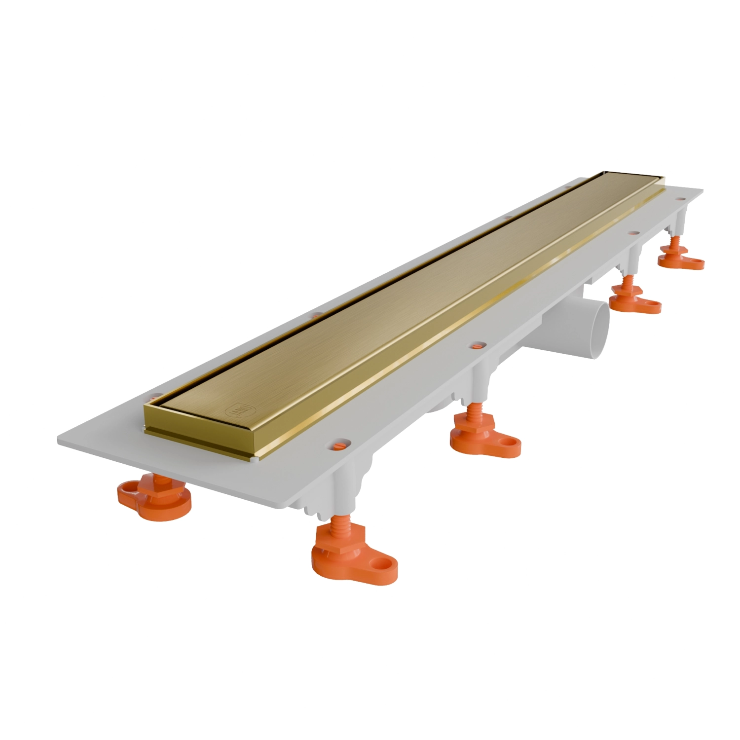 Odpływ liniowy GERMAN LINE złoty szczotkowany Prestige Duo 850 mm