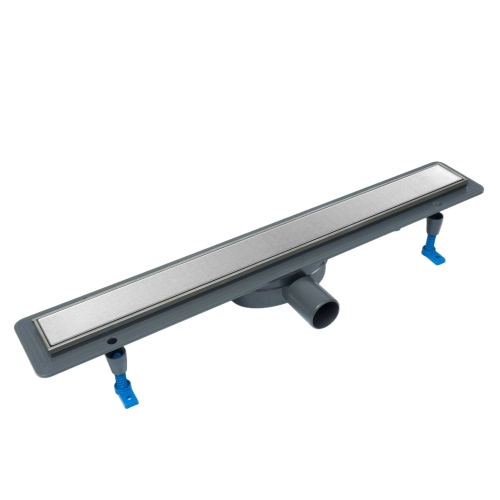 Odpływ liniowy JANO srebrny Klasik Duo 700 mm