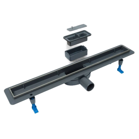 Odpływ liniowy JANO srebrny Klasik Perle 700 mm