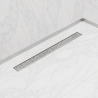 Odpływ liniowy JANO srebrny Klasik Perle 900 mm
