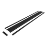 Ruszt z ramką do odpływu liniowego JANO Drain Pro Line DUO czarny 650