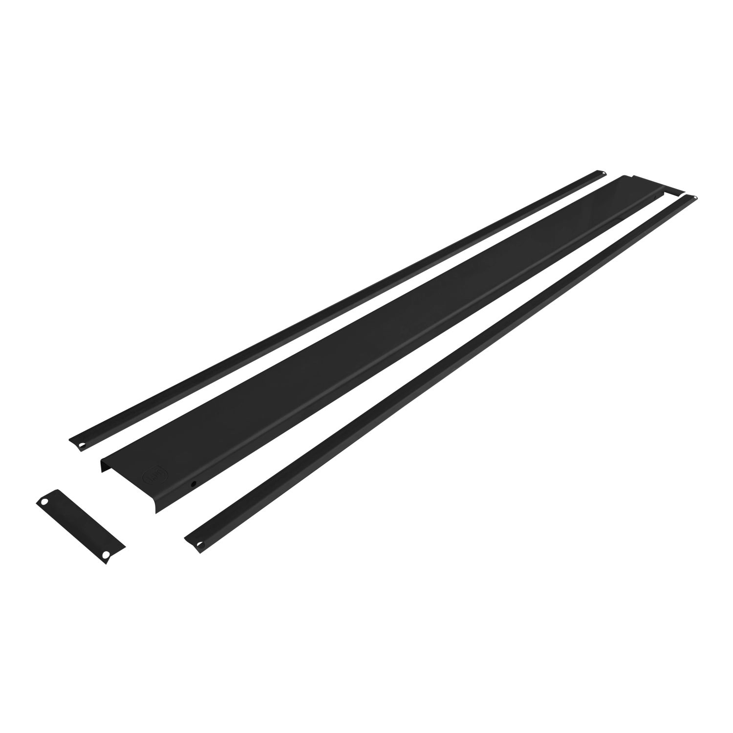 Ruszt z ramką do odpływu liniowego JANO Drain Pro Line DUO czarny 750
