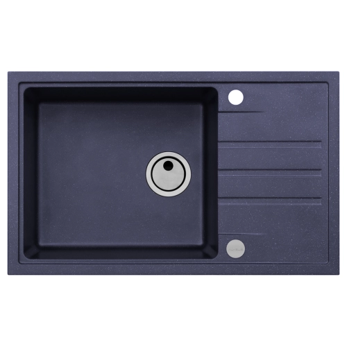 Zlewozmywak granital 1 komorowy z ociekaczem ALVEUS twilight 05 z syfonem manualnym Intermezzo 130