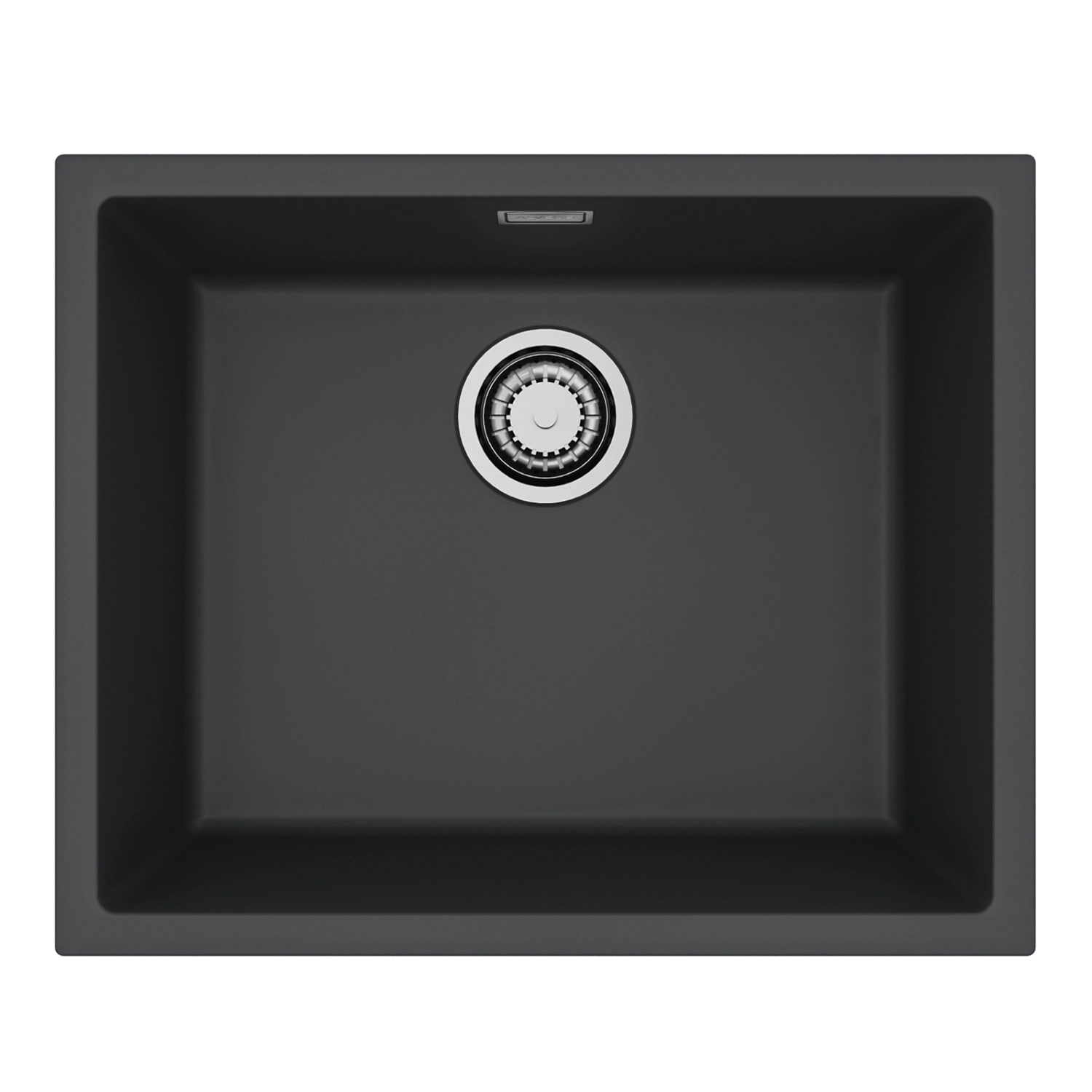 Zlewozmywak granital 1 komorowy ALVEUS G90 Deep Black z syfonem sat. OMNI 30