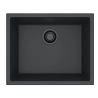 Zlewozmywak granital 1 komorowy ALVEUS G90 Black Edition z syfonem Black OMNI 30
