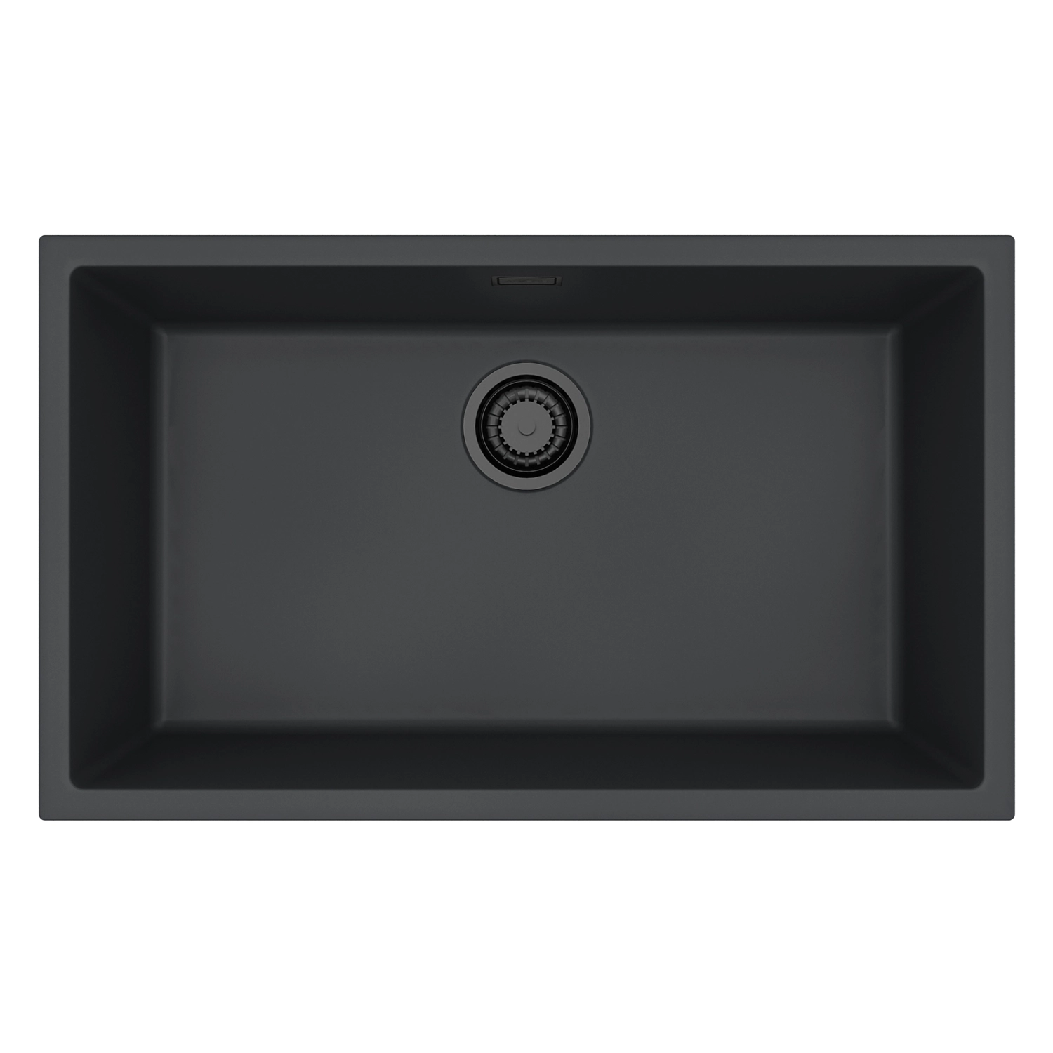 Zlewozmywak granital 1 komorowy ALVEUS G90 Black Edition z syfonem Black OMNI 40