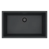 Zlewozmywak granital 1 komorowy ALVEUS G90 Black Edition z syfonem Black OMNI 40